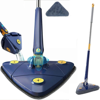 360-Rotatable-Adjustable-Triangle-Cleaning-Mop-with-Twist-Squeeze